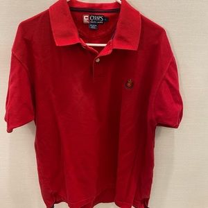 Red Chaps Ralph Lauren Logo Polo